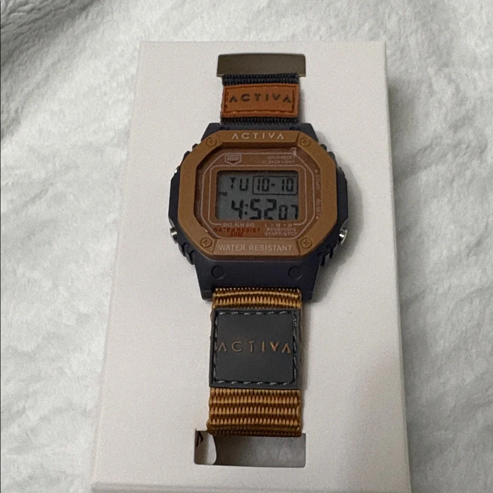 Activa Spectra X Invicta Digital Unisex Watch 44.5mm Dark Grey, Brown ACWF007